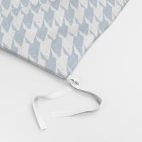 Baby Sharkstooth Sharks Pattern Repeat in White and Blue