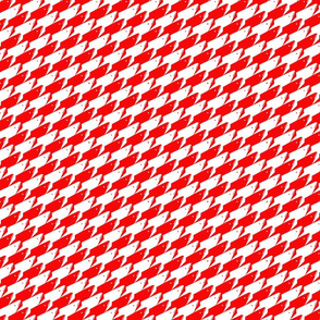 Baby Sharkstooth Sharks Pattern Repeat in White and Red