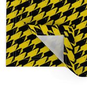 Baby Sharkstooth Sharks Pattern Repeat in Black and Yellow