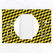 Baby Sharkstooth Sharks Pattern Repeat in Black and Yellow