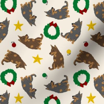Tiny Lancashire Heelers - Christmas