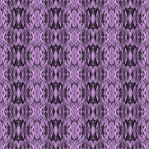 DGD16 - Small - Rococo Digital Dalliance with Hidden Gargoyles -  Dark Purple - Lavender