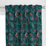 Modern, Hummingbird Flight, Home decor delight