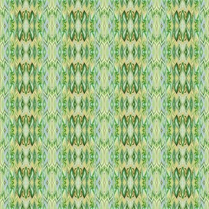 DGD26 - Small - Rococo Digital Dalliance with Hidden Gargoyles in Yellow, Green and Blue Pastels