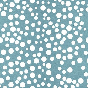 White dots on textured teal background to coordinate with some of my origami designs 
