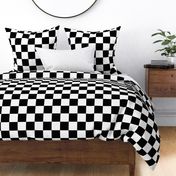 Black and White Checkerboard 3 inch-Check