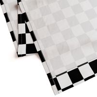 Black and White Checkerboard 3 inch-Check