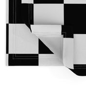 Black and White Checkerboard 3 inch-Check