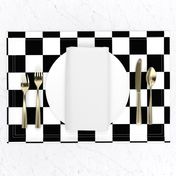 Black and White Checkerboard 2 inch-Check