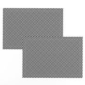 Black and White Checkerboard 1/4 inch-Check