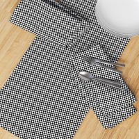 Black and White Checkerboard 1/4 inch-Check