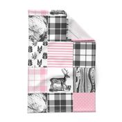 Pink hunting cheater quilt