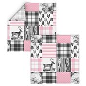 Pink hunting cheater quilt