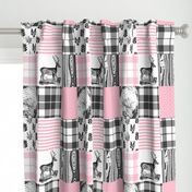Pink hunting cheater quilt