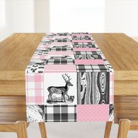 Pink hunting cheater quilt