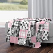 Pink hunting cheater quilt