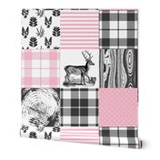 Pink hunting cheater quilt