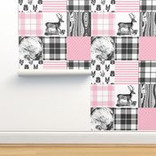 Pink hunting cheater quilt