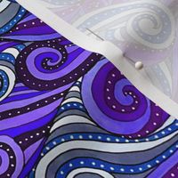 striped swirls--purples