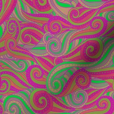 striped swirls--psychedelic 