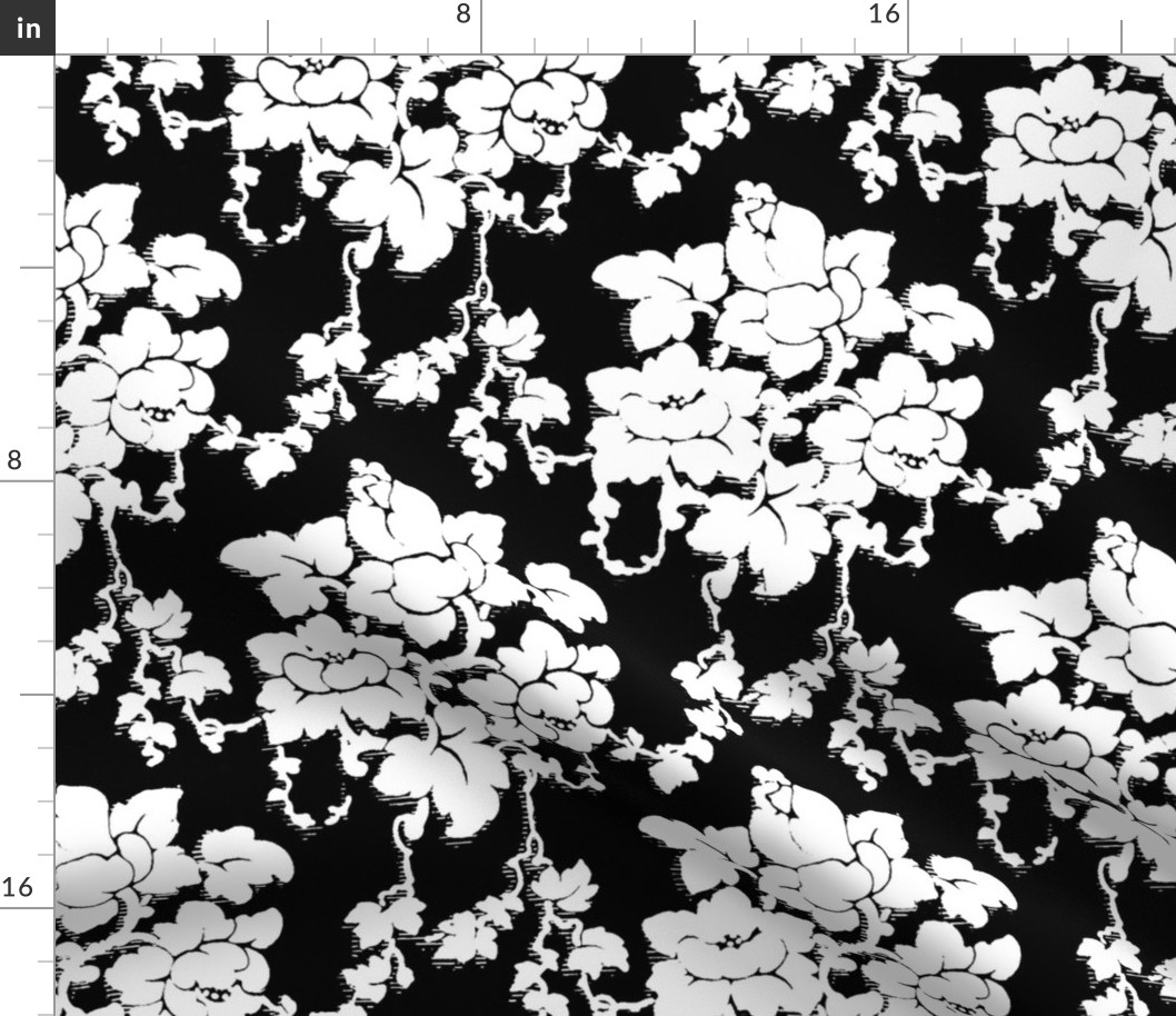 Floral Desire Black & White