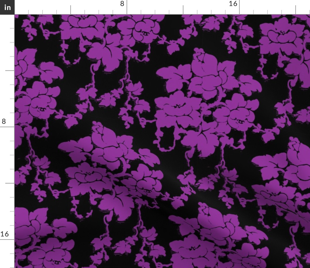 Floral PurpleBlack