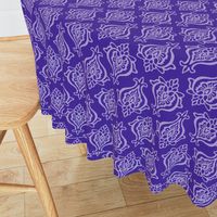 Indian Damask  - Violet Purple