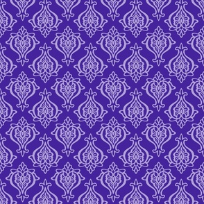 Indian Damask  - Violet Purple