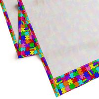 autism puzzle pieces spectrum colors