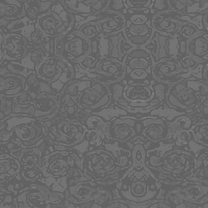 24" Pewter; Abstract NuVo Damask