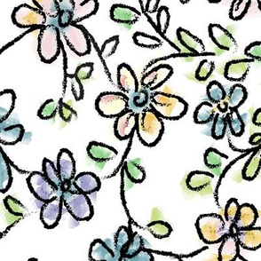 flower doodles by rysunki_malunki