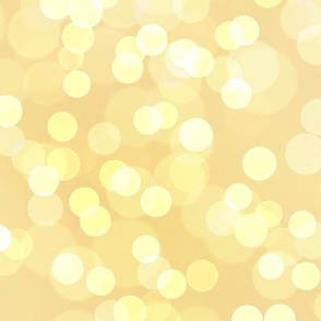 Bright Gold Bokeh Lights Pattern