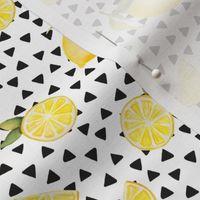 watercolor lemons with black triangles (small)