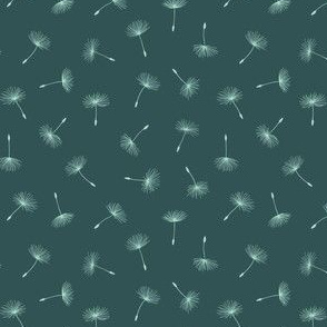 Dandelion Seeds - Dark Teal