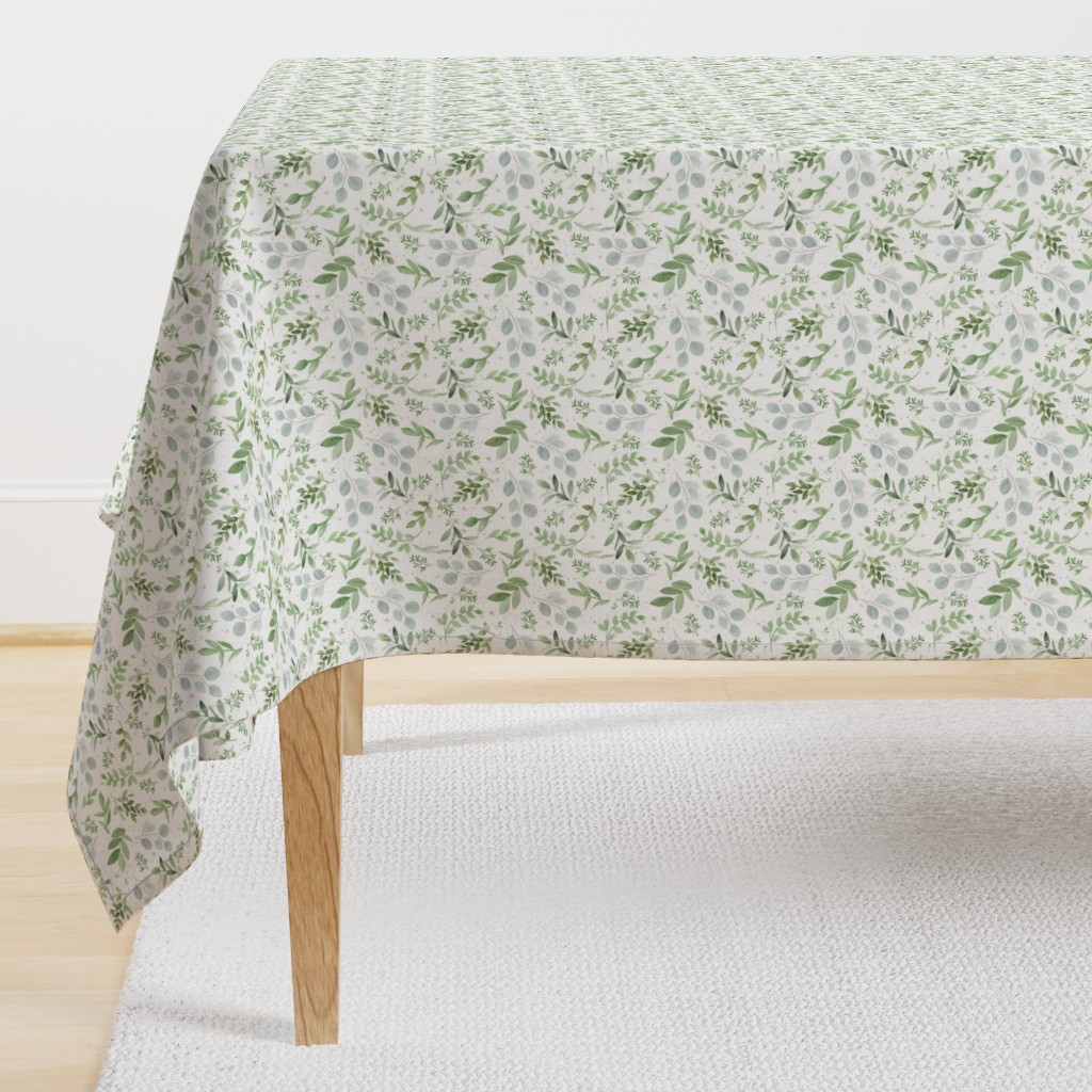 Small Scale Eucalyptus Greenery Pattern