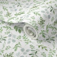 Small Scale Eucalyptus Greenery Pattern