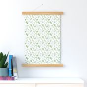 Small Scale Eucalyptus Greenery Pattern