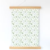 Small Scale Eucalyptus Greenery Pattern