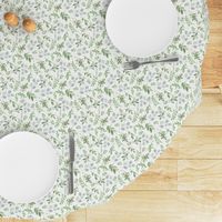 Small Scale Eucalyptus Greenery Pattern