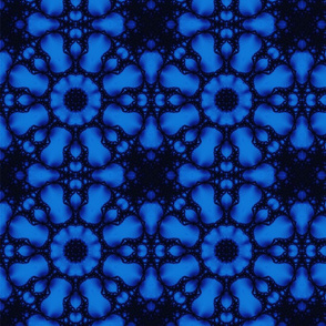 Blue tiled background