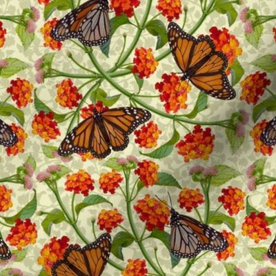 Monarchs and Lantana 