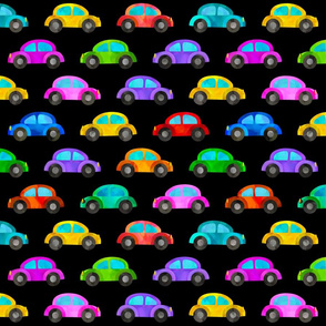 Watercolor Cars