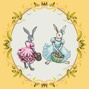 Dressed Easter bunnies 2