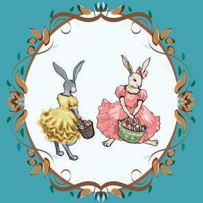 Dressed Easter bunnies 2a