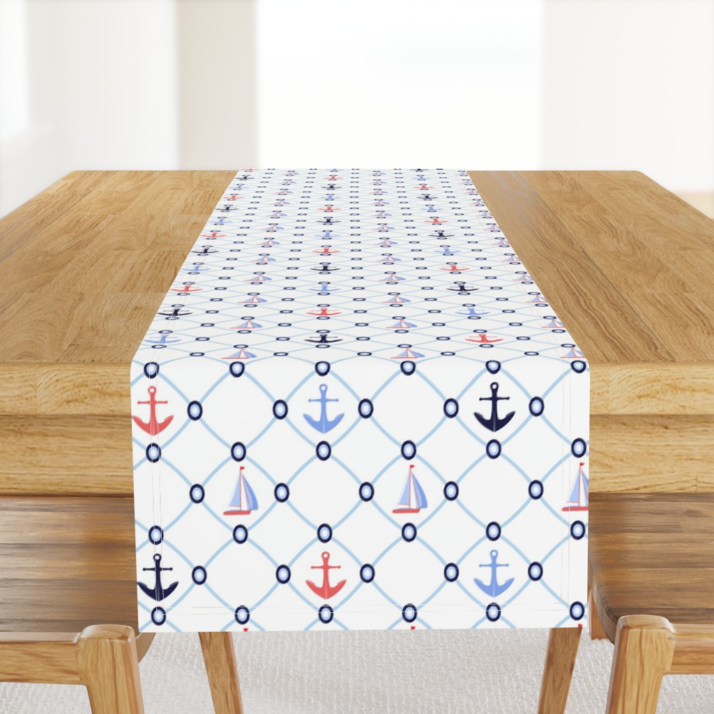 Nautical mesh pattern