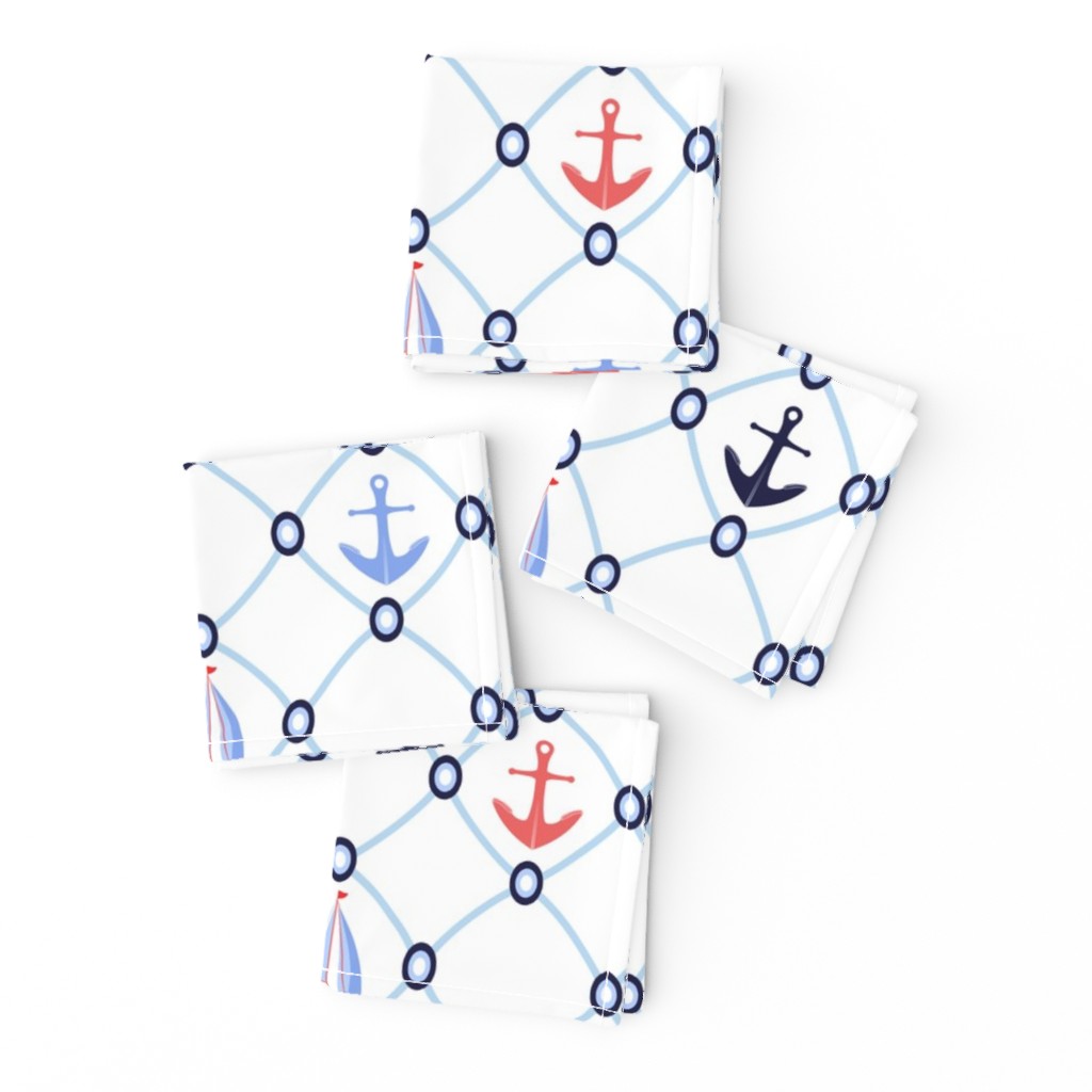 Nautical mesh pattern