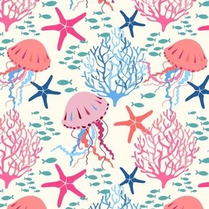 Coral and Jellyfish