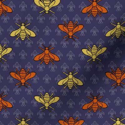 Pollinators of Empire: Napoleonic bees +  fleur-de-lis by Su_G_©SuSchaefer
