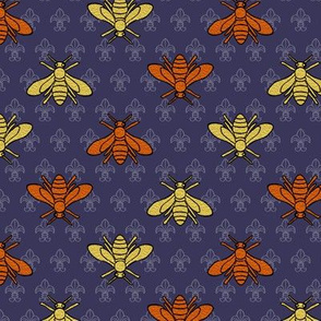 Pollinators of Empire: Napoleonic bees +  fleur-de-lis by Su_G_©SuSchaefer