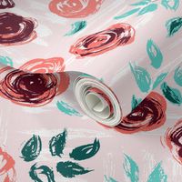 Brushstroke Roses